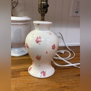 Laura Ashley Table Lamp white pink